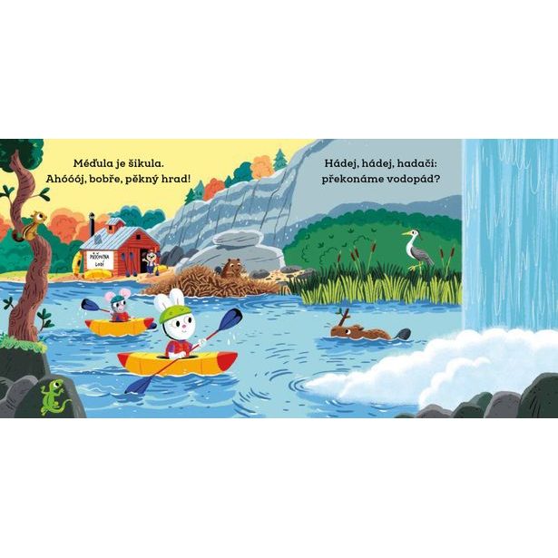 MÉĎULA ŠIKULA TÁBORNÍKEM – Obrázky s pohyblivými prvky