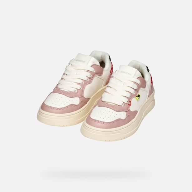 Bílé dívčí tenisky Geox Lestrella