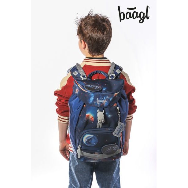BAAGL SET 5 AIRY Vesmír: batoh, penál, sáček, zástěra, peněženka