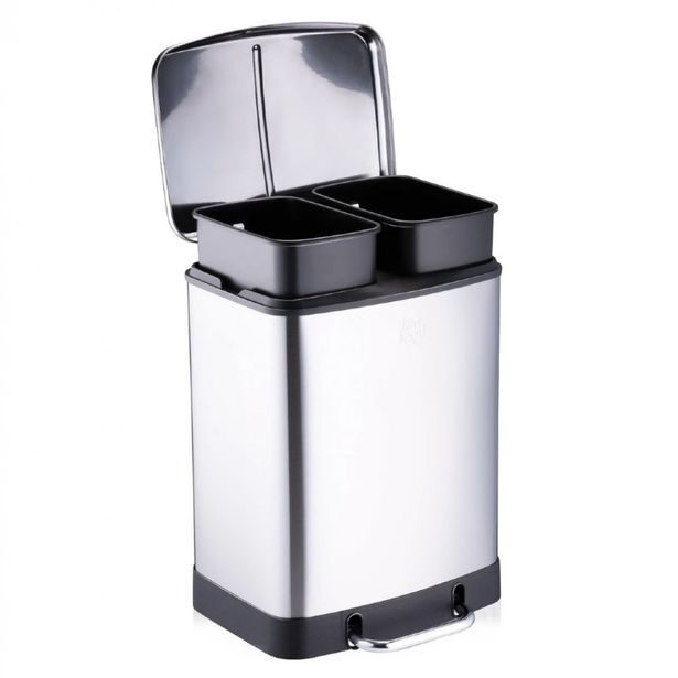 DIRT-DEVIL Odpadkový koš na tříděný odpad 2 x 12 l tiché zavírání ED-249502