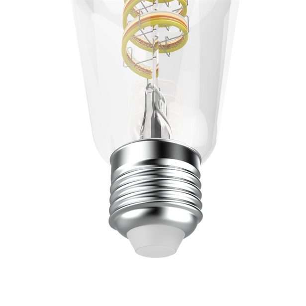Hama SMART WiFi LED žárovka, Matter, E27, retro, ST64 Filament, RGBW, stmívatelná, aplikace