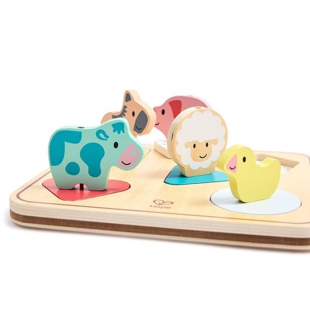 Hape Puzzle se zvuky na desce - Zvířátka