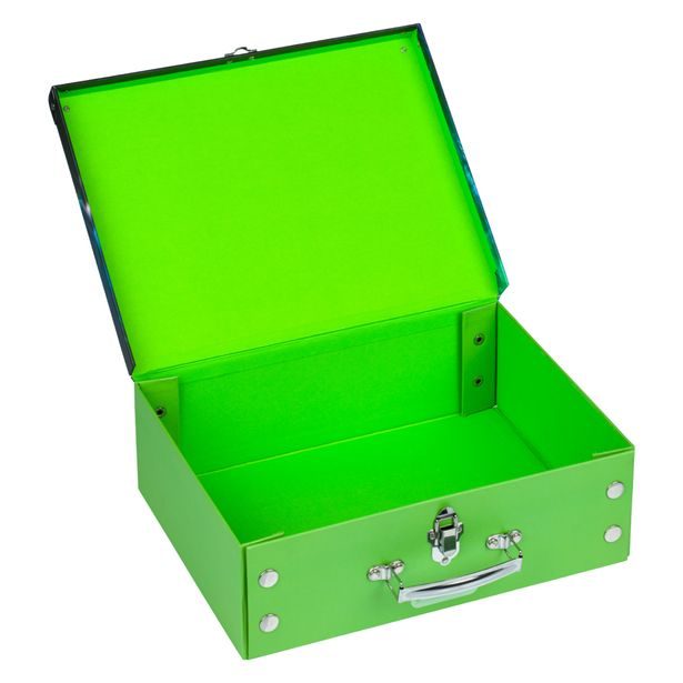 BAAGL Skládací školní kufřík Fotbal Míč s kováním