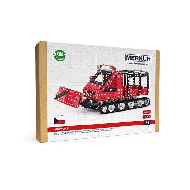 MERKUR - Stavebnice Merkur - Sněžná rolba, 619 dílků