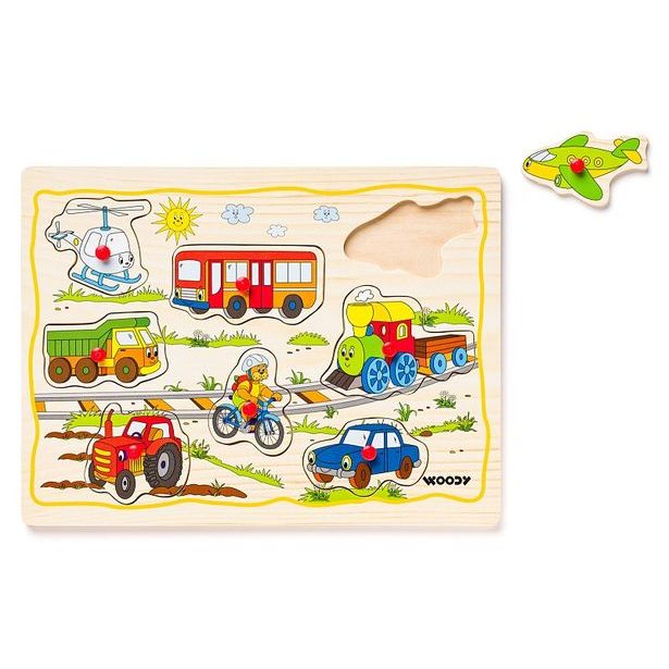 Disple. 12ks - Puzzle na doske "Detské motívy"