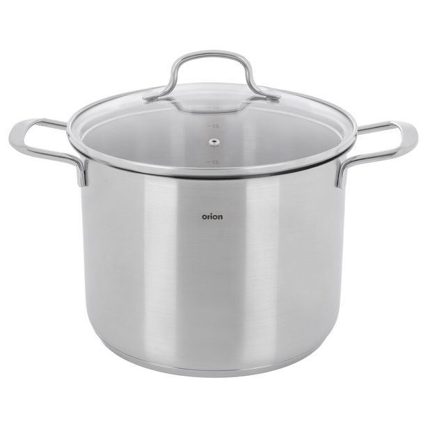 Hrnec ANETT Glass s poklicí 10,7 l