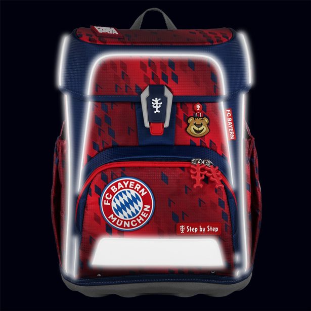 Školní aktovka CLOUD FC Bayern, Mia san Mia - 5 dílný set, AGR certifikát