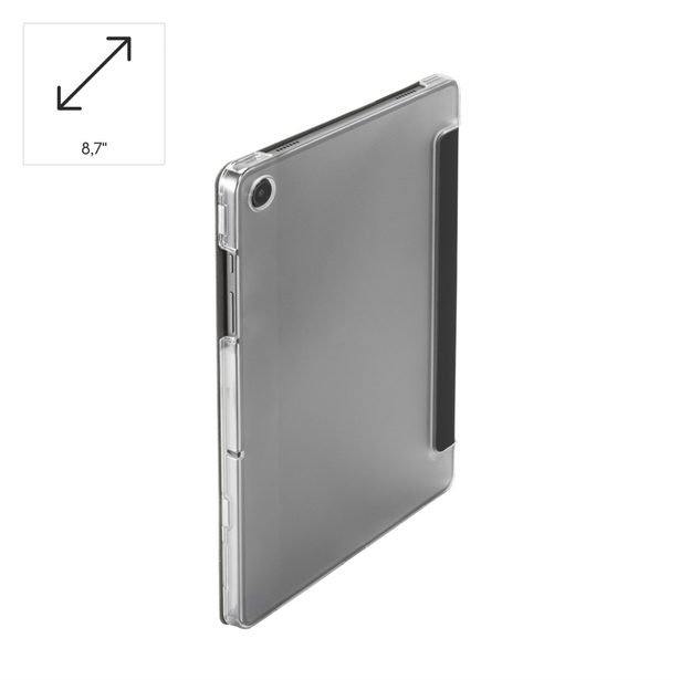 Hama Fold Clear, pouzdro pro Samsung Galaxy Tab A11 8,7", černé/průhledné