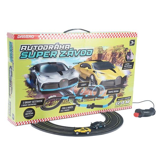 DRIVERO Autodráha 8,4m Velký závod