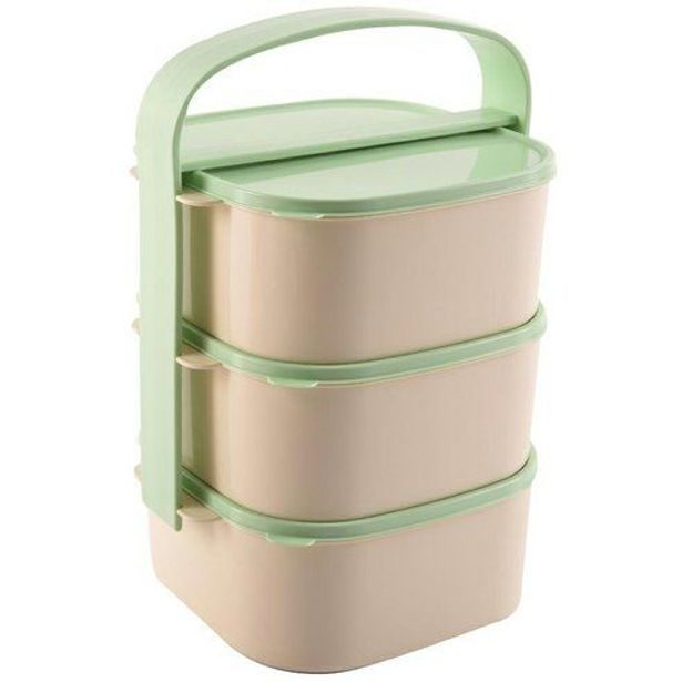 jídlonosič 3D (3x1,15l) ALMI plus, čtverc., plast