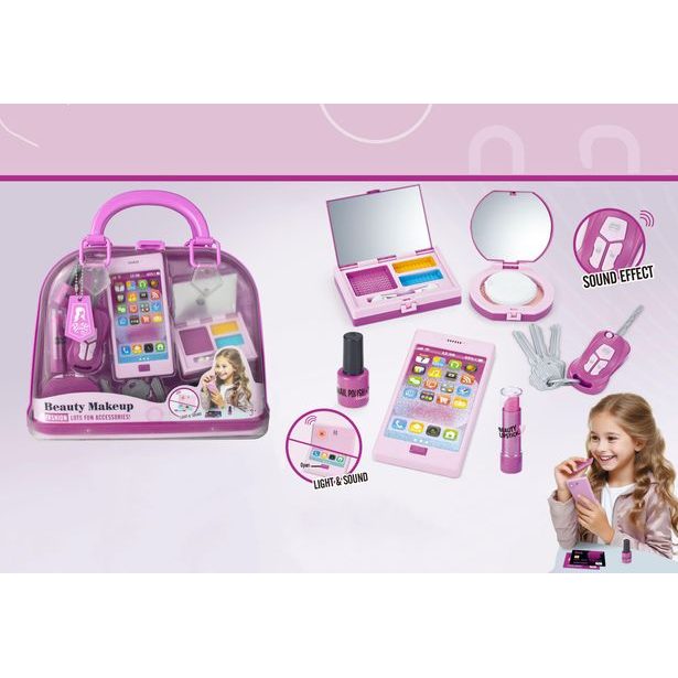 PLEJO Kabelka s mobilem, klíčky a make up