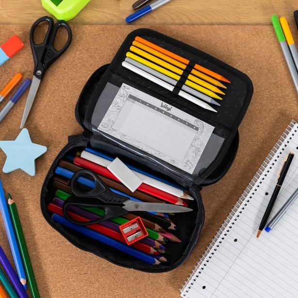 BAAGL Školní penál etue Skate SKA šedá