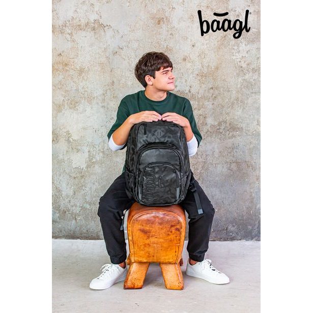 BAAGL Školní batoh Coolmate Onyx