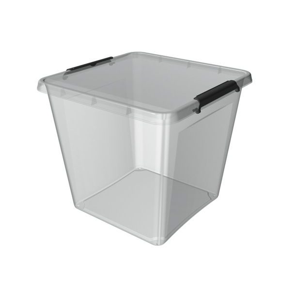 box 36,0l SIMPLE-1632, 39x39x35cm, transp.plast