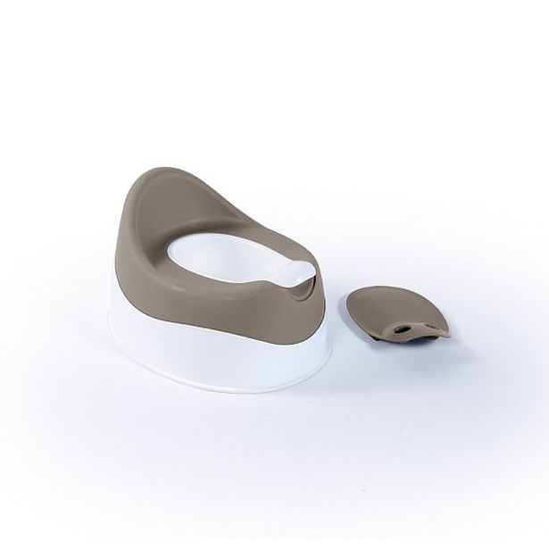 DOLU Dětský nočník s odnímatelným víčkem, šedá, 23x38x29 cm