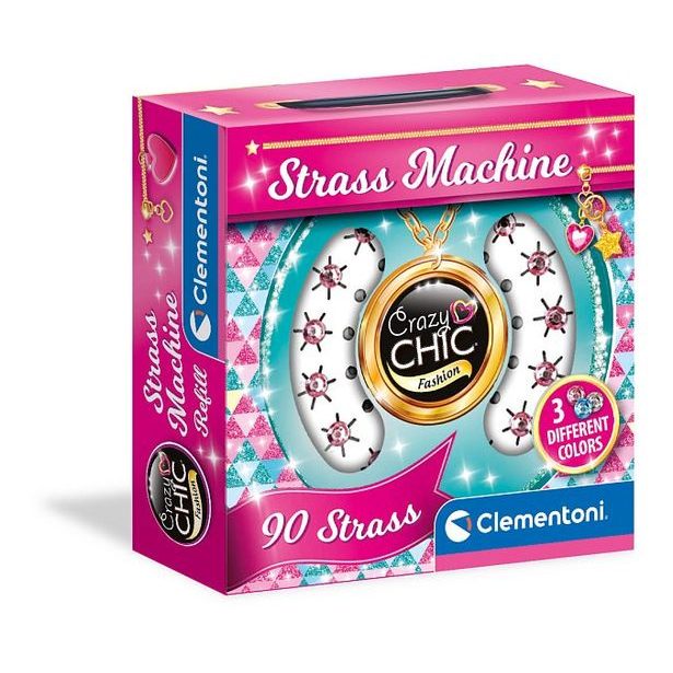 CLEMENTONI Crazy CHIC - Náhradní štrasové kamínky do strojku (18739)