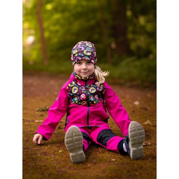 Unuo, Batolecí softshellové kalhoty s fleecem Street Strong, Fuchsiová