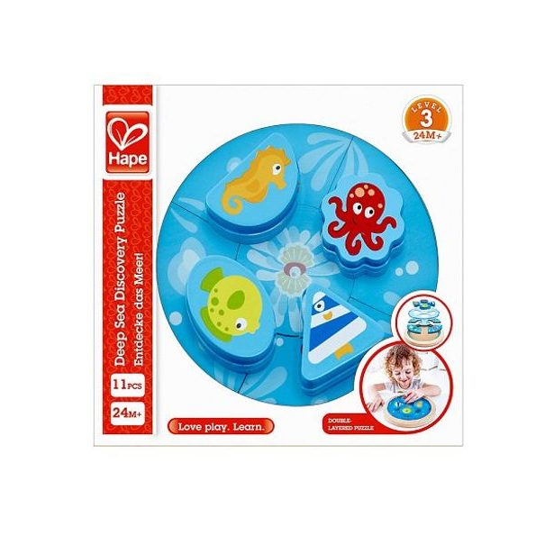 Puzzle na desce - Moře