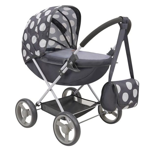 Kočárek pro panenky s taškou - Veverka