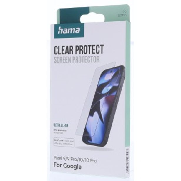 Hama Clear Protect, ochranné sklo na displej pro Google Pixel 9/9 Pro/10/10 Pro