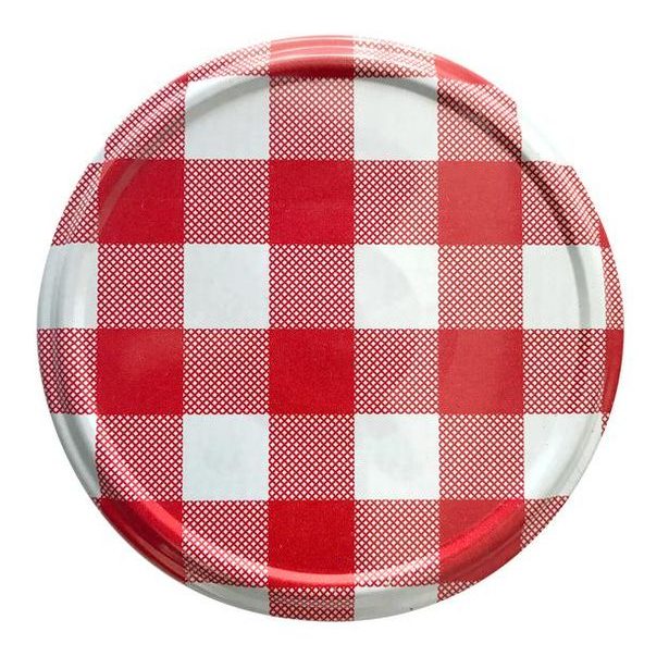 TORO Víčko na zavařovací sklenice 10ks, 66mm, motiv kostky_hamashop