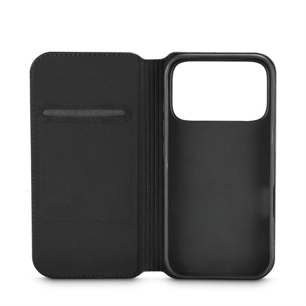 Black Rock Slim Folio, pouzdro-knížka pro Apple iPhone 17 Pro, černé