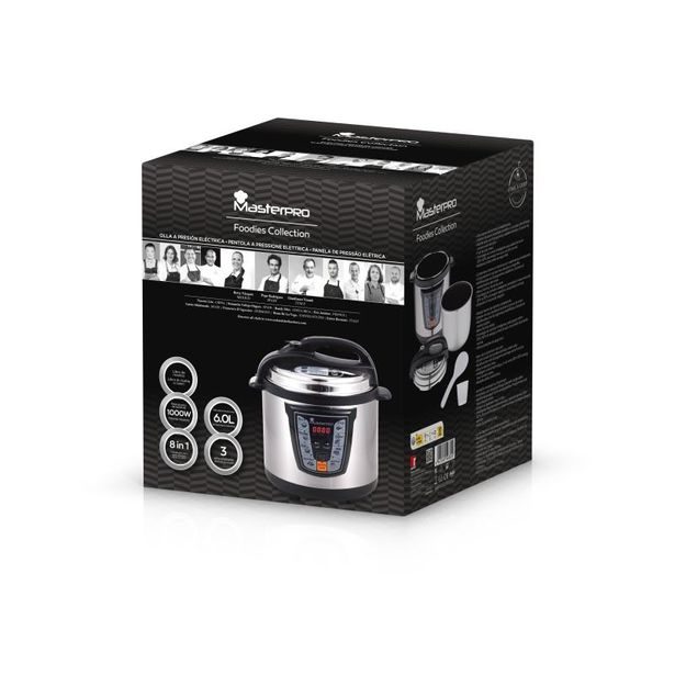 MASTERPRO Tlakový hrnec elektrický FOODIES 6 litrů 1000W BGMP-9079