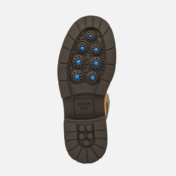 Žlutá dámská kotníková obuv Geox Spherica EC7