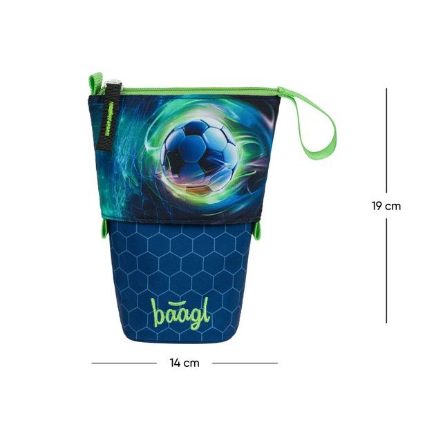 BAAGL Školní penál Pastelkovník Fotbalový míč GRS