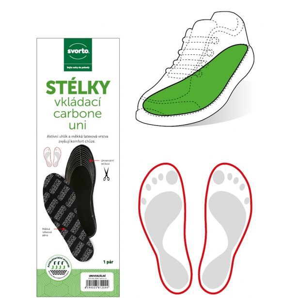 Univerzální vložky carbone vel. 36-46