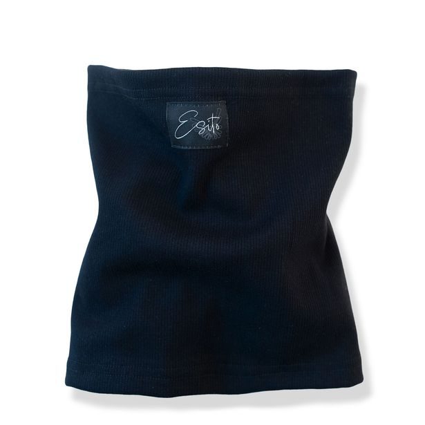 ESITO Žebrovaný nákrčník Color black - černá / 48