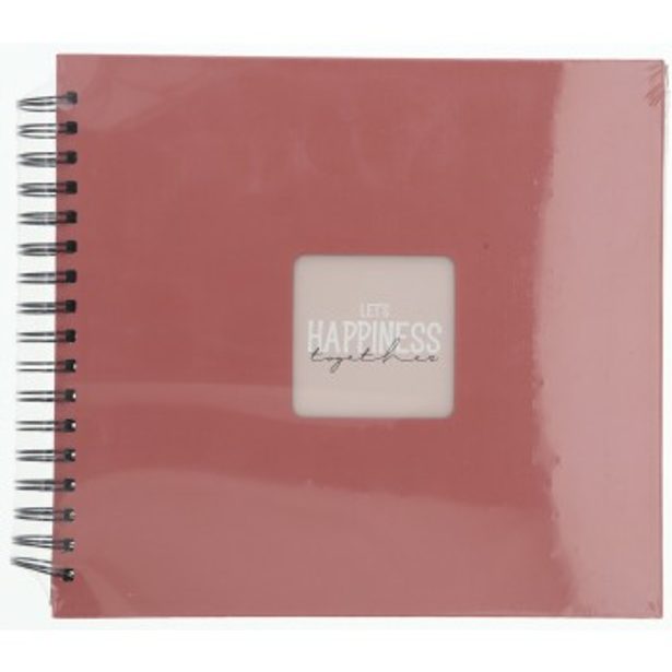 Hama album klasické spirálové FINE ART 28x24 cm, 50 stran, terra, černé listy