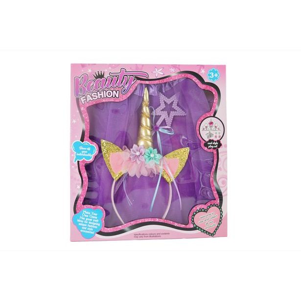 Sukýnka s čelenkou jednorožec