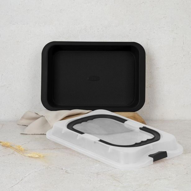 BERLINGERHAUS Plech na pečení s víkem přenosný Antracit Collection BH-8694