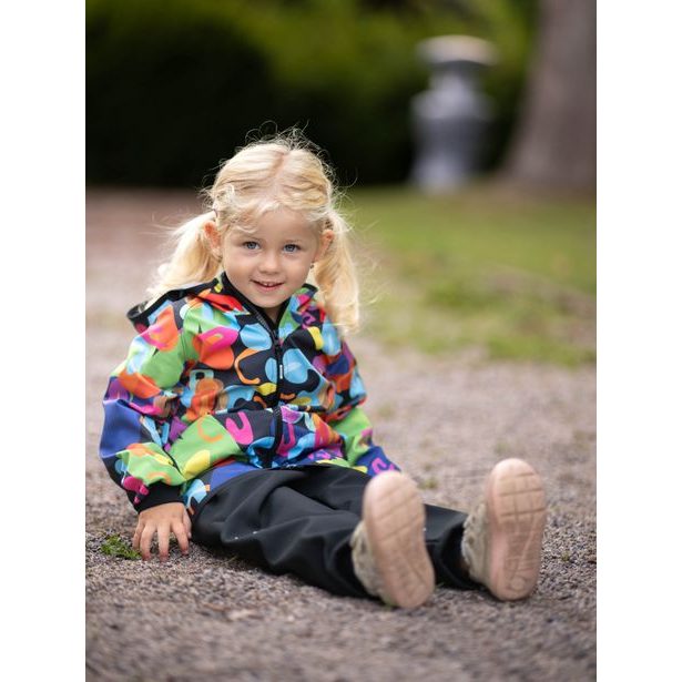 Unuo, Dětská softshellová bunda s fleecem Basic, Barevný svět