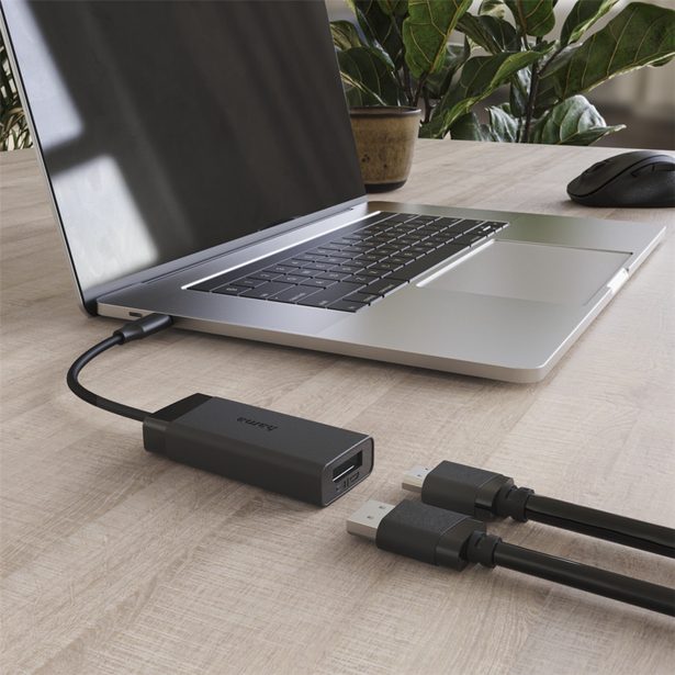 Hama redukce 2v1 USB-C na HDMI/DisplayPort, UHD/4K@60 Hz