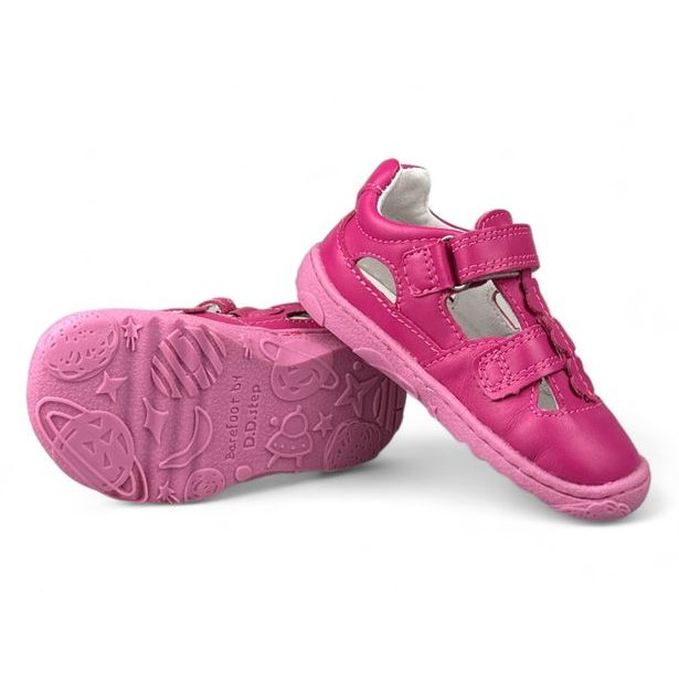 Dívčí BAREFOOT letní obuv DDstep - Růžové