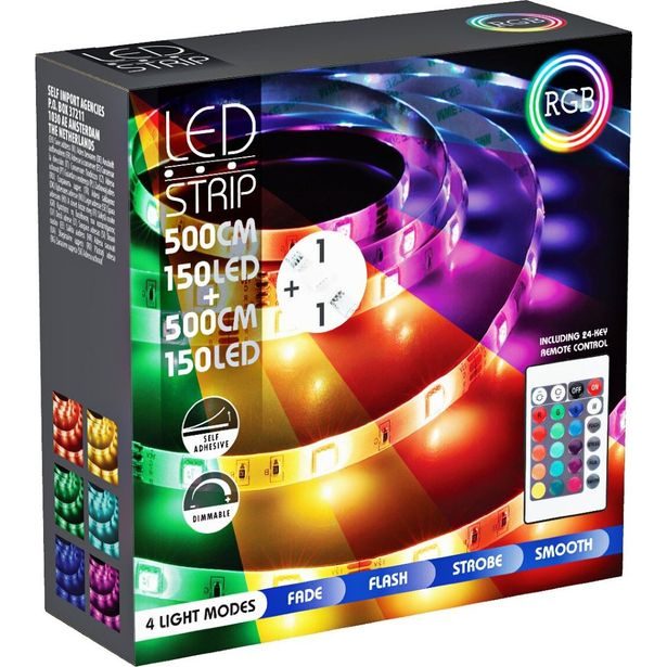 HOMESTYLING LED pásek 10 m 300 LED RGB KO-ALE000120