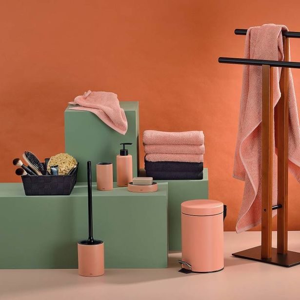 KELA Koš kosmetický MONACO 3l broskvově růžový KL-24312