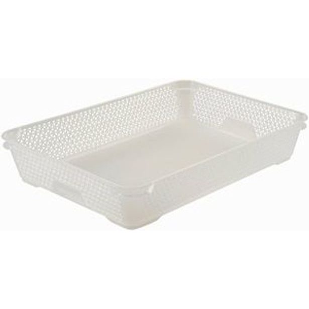 košík A4 MINI transpar., 36x26,5x7cm, plast