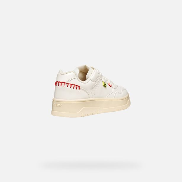 Krémové dívčí tenisky Geox Lestrella