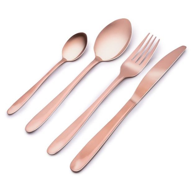 ALPINA Sada příborů nerez ocel 16 ks rosegold ED-225465