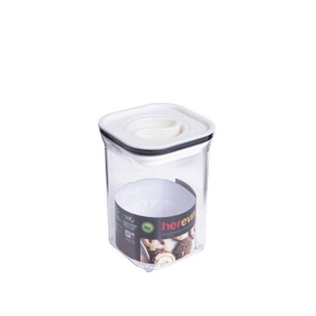 dóza 1,10l vakuum víko, 10,5x10,5x15cm,transp.ABS plast