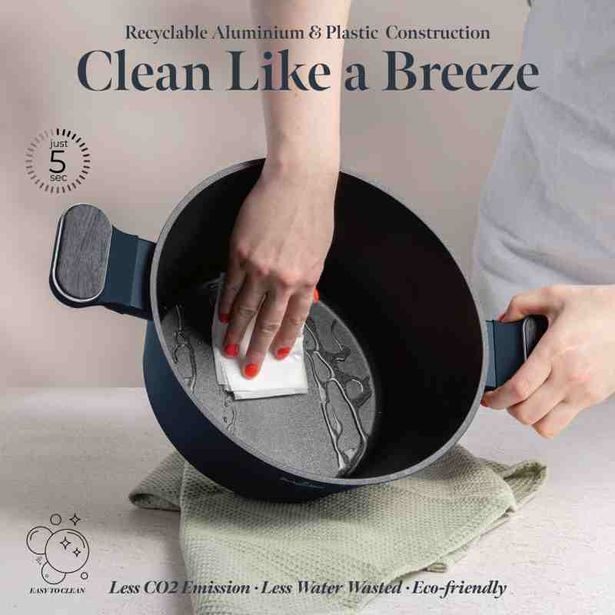 BERLINGERHAUS Sada nádobí s titanovým povrchem 10 ks Deep Sea Collection BH-8381