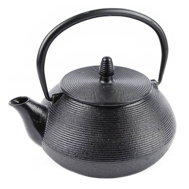 HIT Konvice na čaj litinová Sakura 0,8 l černá HT-22170637