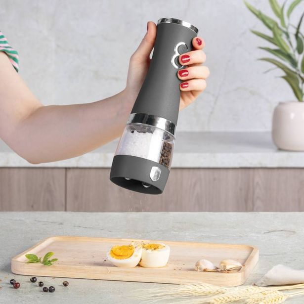 BERLINGERHAUS Mlýnek na pepř a sůl elektrický 2v1 Antracit Collection BH-9733