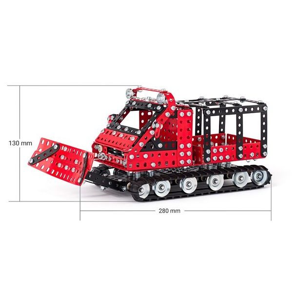 MERKUR - Stavebnice Merkur - Sněžná rolba, 619 dílků