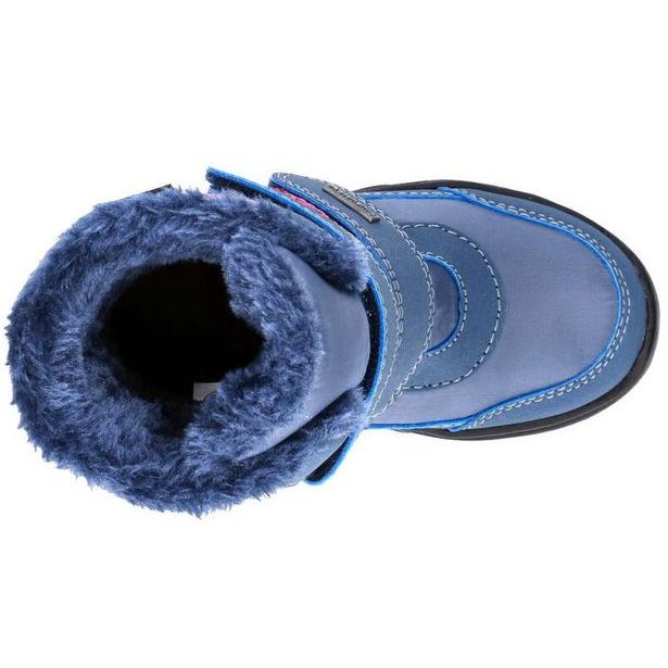 Dětské zimní boty s membránou LICO - Blau/pink