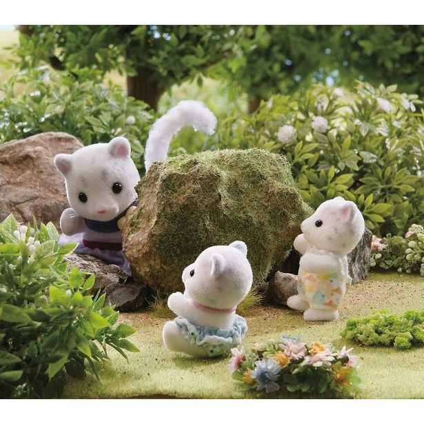 Sylvanian family Rodina sněžných levhartů