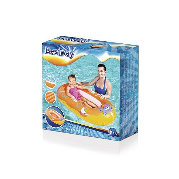 Nafukovací raft - junior korýš, 119x79cm